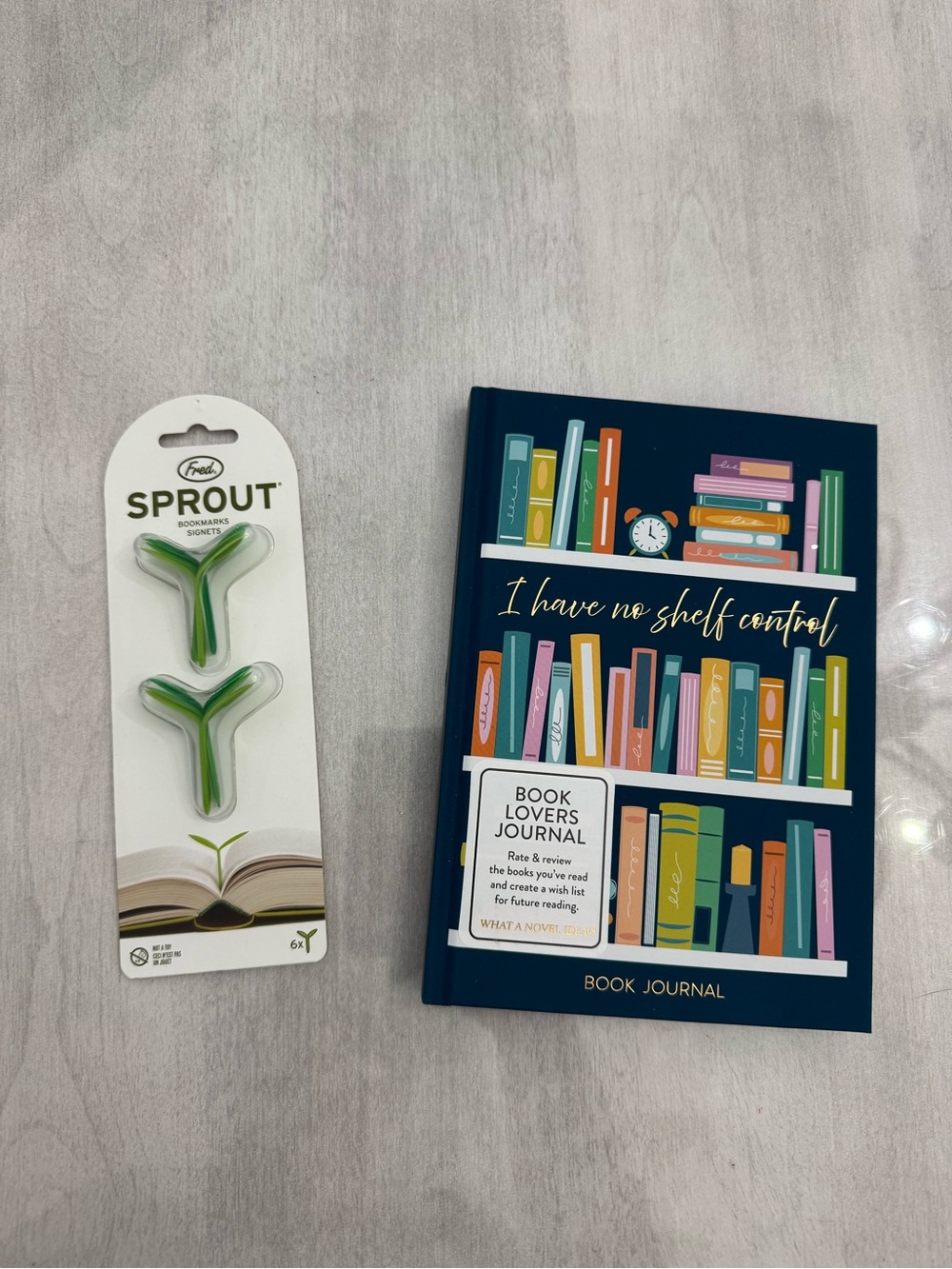 NWT Bookish Book Lovers Bundle Set of Sprout Bookmarks & Book Journal